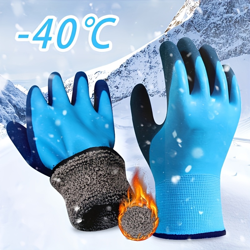 Fishing Gloves - Zimowe wodoodporne i ciepłe rękawice mechaniczne,