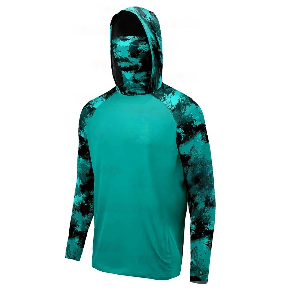 Fishing Shirt Uv Protection - MALFC Odzież wędkarska męska koszulka z