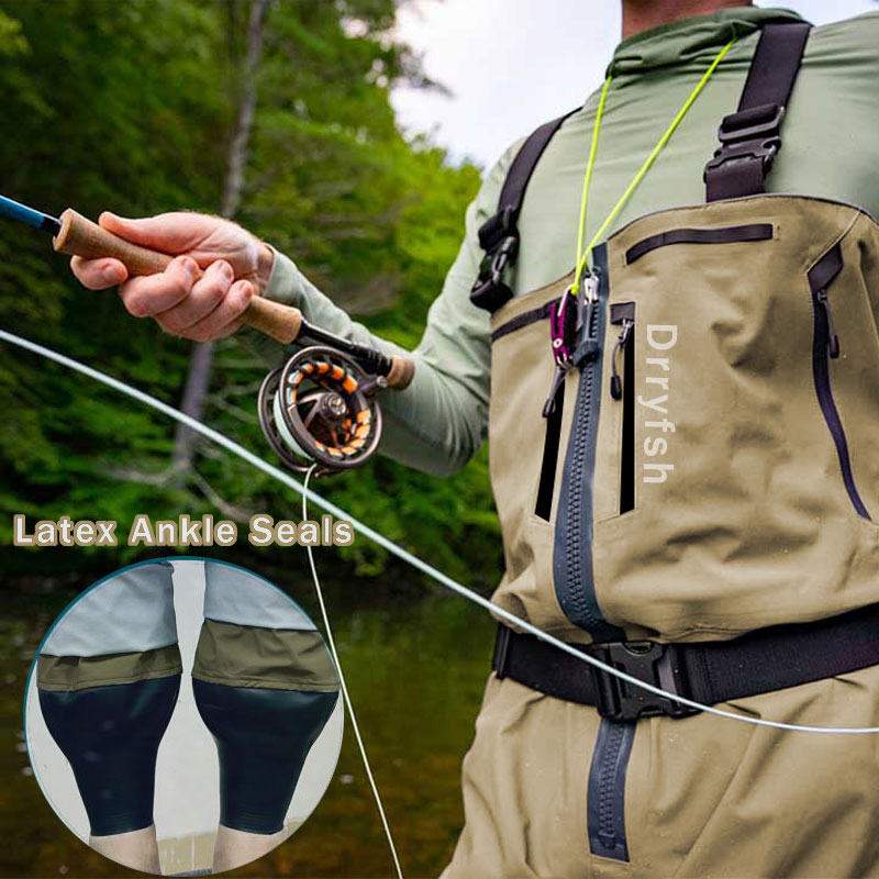 Fishing Waders - Zapinana na zamek wodoodporna Wader bez