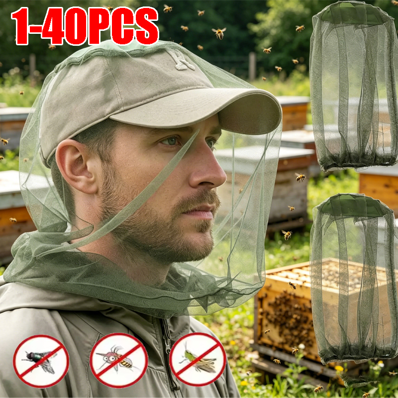 Fishing Hat - Kapelusz wędkarski z siatką chroniącą przed