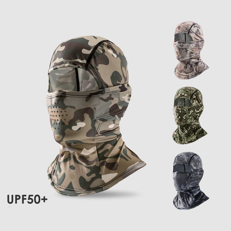 Fishing Mask Sun Protection - Kominiarka taktyczna w kamuflażu dla mężczyzn