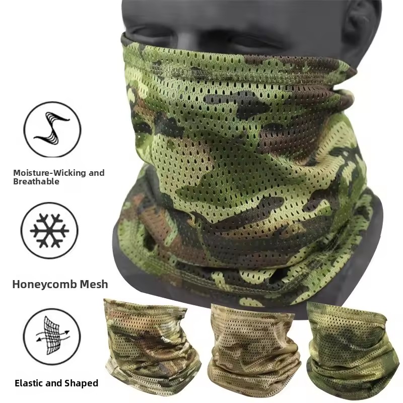 Fishing Mask Sun Protection - Oddychająca siateczkowa osłona przeciwsłoneczna na głowę,