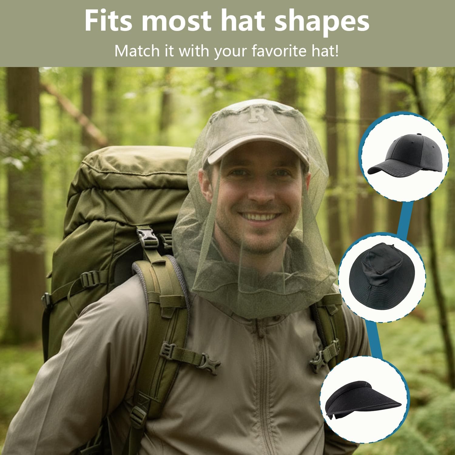 Kapelusz wędkarski z siatką ch – Fishing Hat recenzja i cena