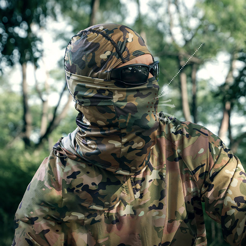 Kominiarka taktyczna w kamufla – Fishing Mask Sun Protection recenzja i cena