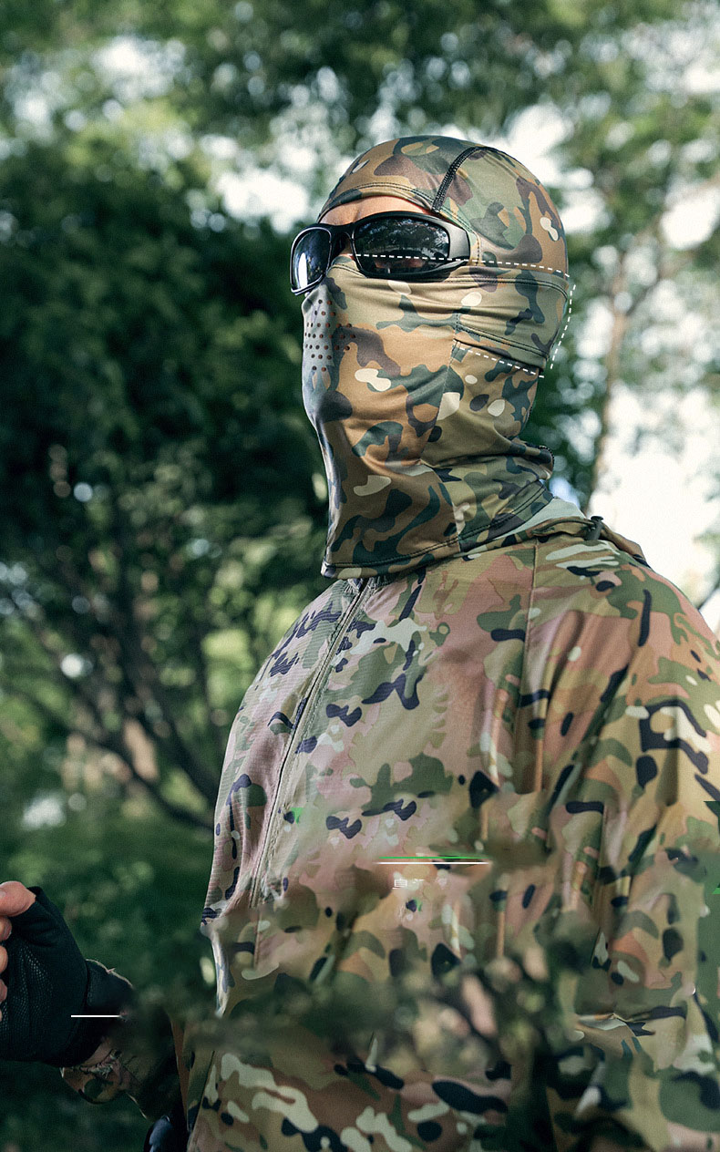 Kominiarka taktyczna w kamufla – Fishing Mask Sun Protection recenzja i cena