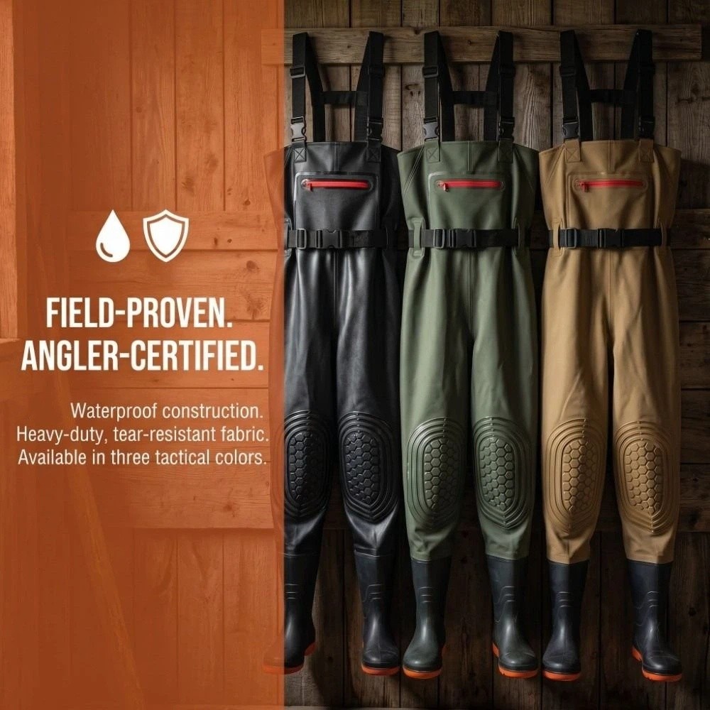 Wytrzymałe wodery wędkarskie z – Fishing Boots recenzja i cena