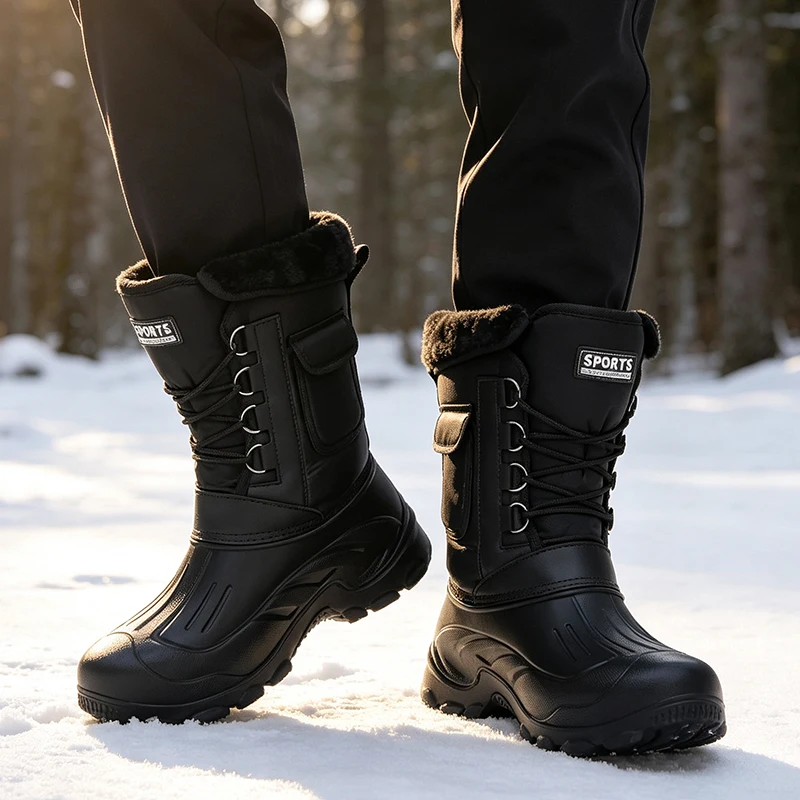 Męskie zimowe buty śniegowce b – Fishing Boots recenzja i cena
