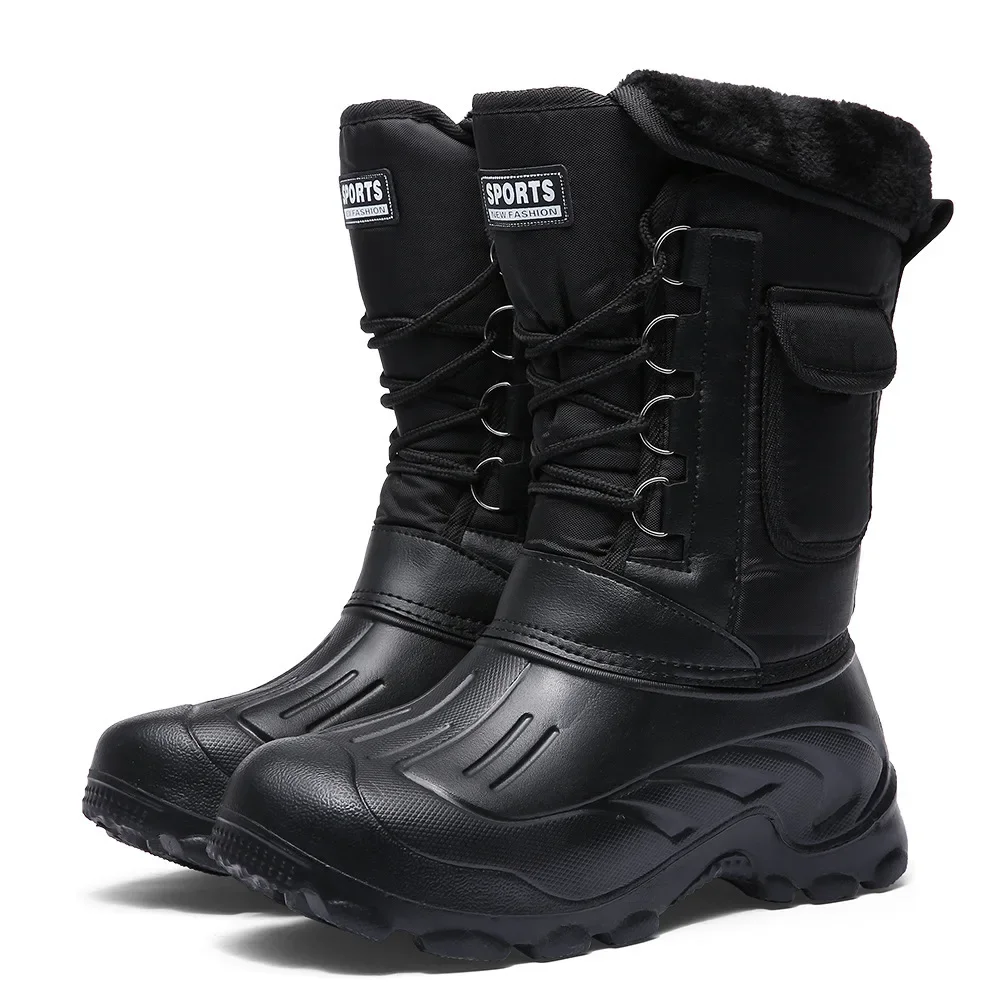 Męskie zimowe buty śniegowe, b – Fishing Boots recenzja i cena