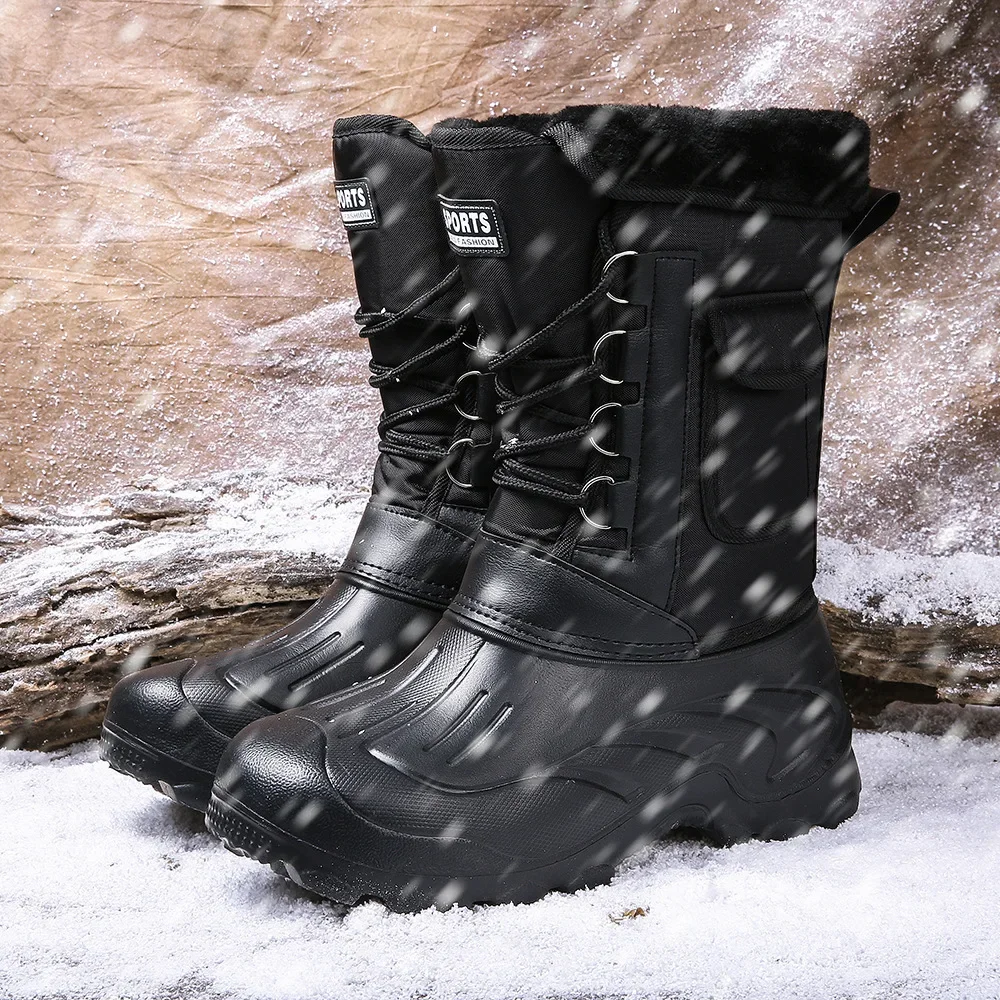Męskie zimowe buty śniegowe, b – Fishing Boots recenzja i cena