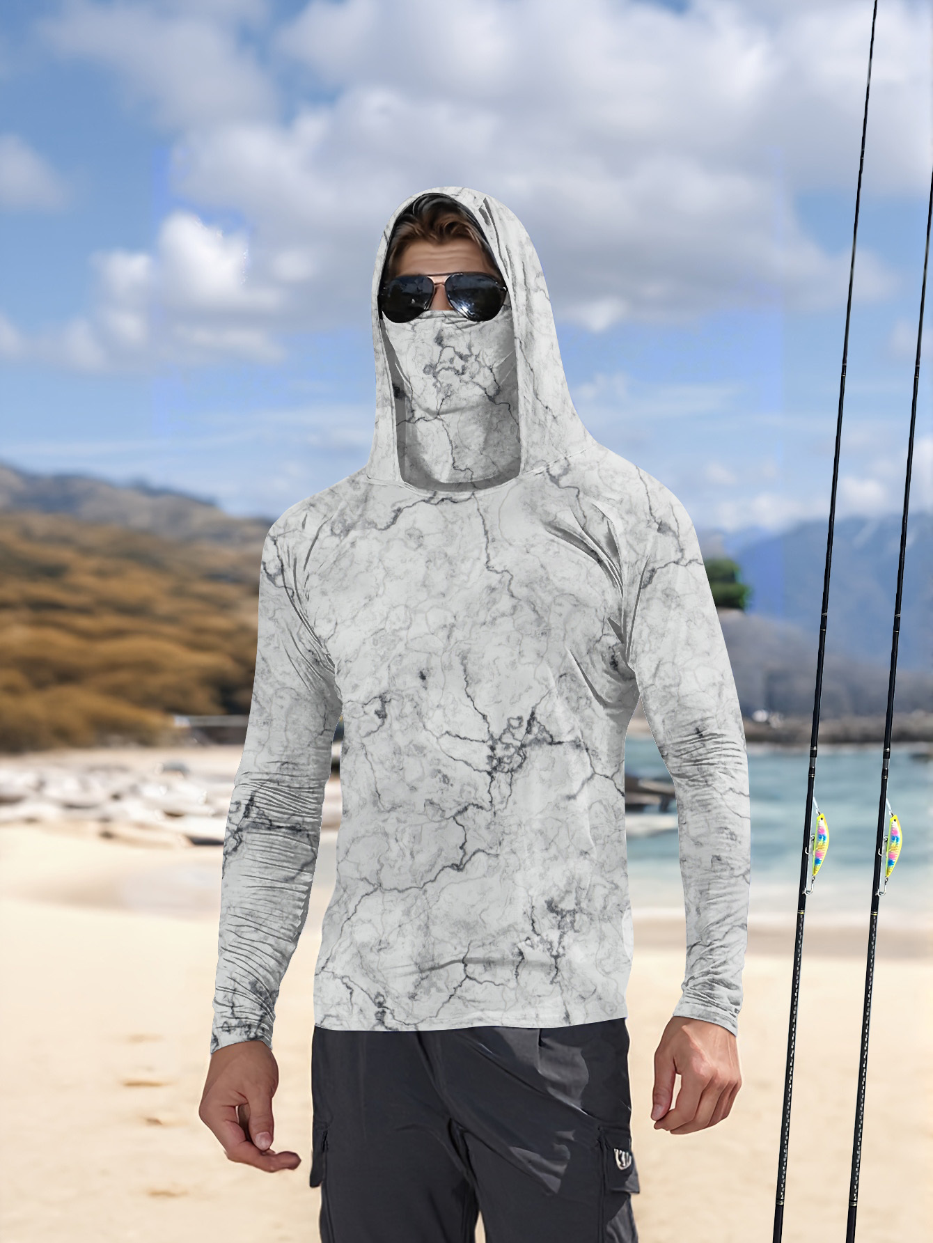Męska koszulka wędkarska z kap – Fishing Shirt Uv Protection recenzja i cena